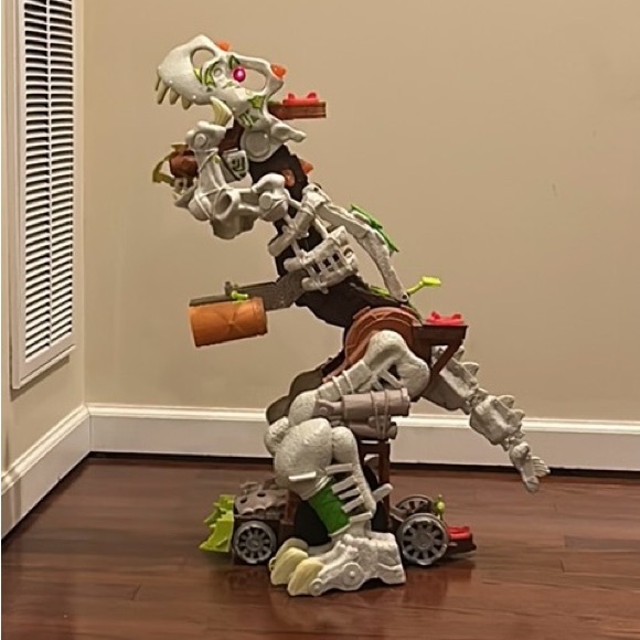 Imaginext Uptra T-Rex.π¦Missing a few accessories. Noted in pictures. Works! - Picture 1 of 17